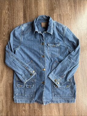 Vintage 90s Ralph Lauren Jeans Co Denim Barn Chore Jacket